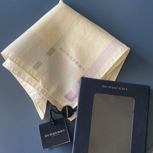 NWT - Burberry Vintage 100% Silk Square